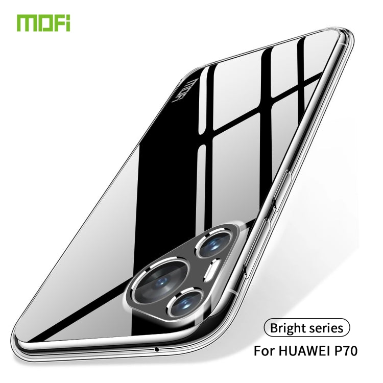 For Huawei P70 MOFI Ming Series Ultra-thin TPU Phone Case(Transparent) - Huawei Cases by MOFI | Online Shopping South Africa | PMC Jewellery