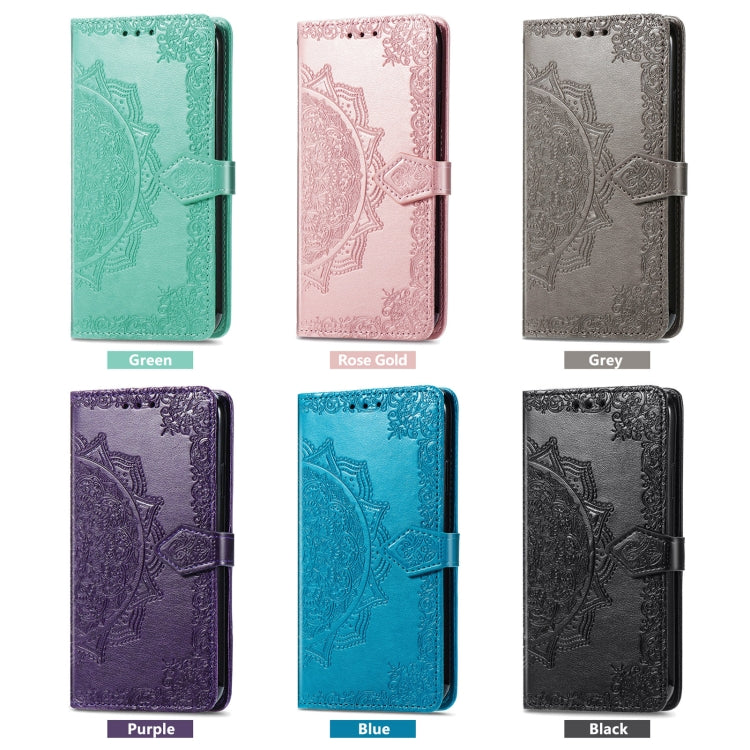 For Ulefone Note 15 Mandala Flower Embossed Leather Phone Case(Black) - Ulefone Cases by PMC Jewellery | Online Shopping South Africa | PMC Jewellery | Buy Now Pay Later Mobicred