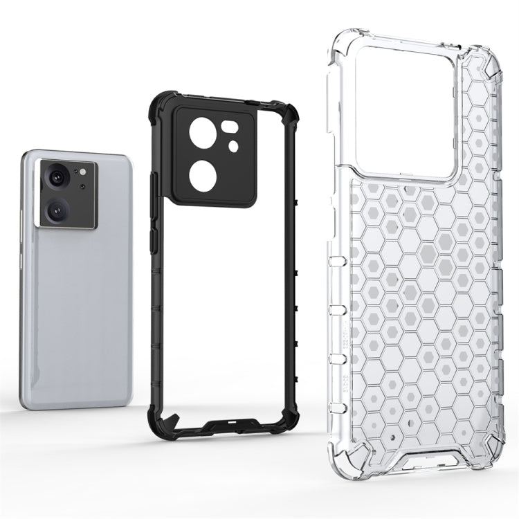 For Redmi K60 Ultra Shockproof Honeycomb Phone Case(Red) - Redmi K60 Ultra Cases by PMC TechLife | Online Shopping South Africa | PMC TechLife | Buy Now Pay Later Mobicred