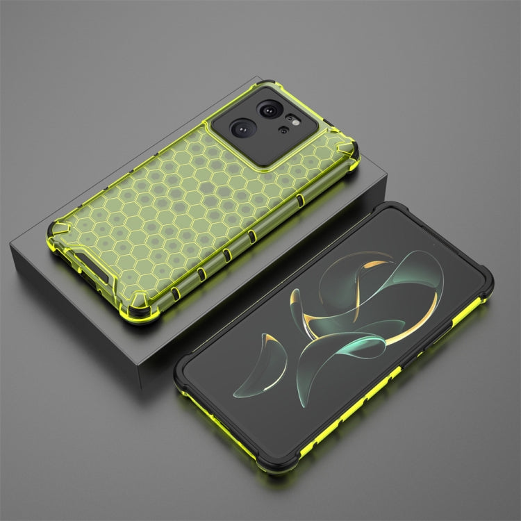 For Redmi K60 Ultra Shockproof Honeycomb Phone Case(Green) - Redmi K60 Ultra Cases by PMC TechLife | Online Shopping South Africa | PMC TechLife | Buy Now Pay Later Mobicred