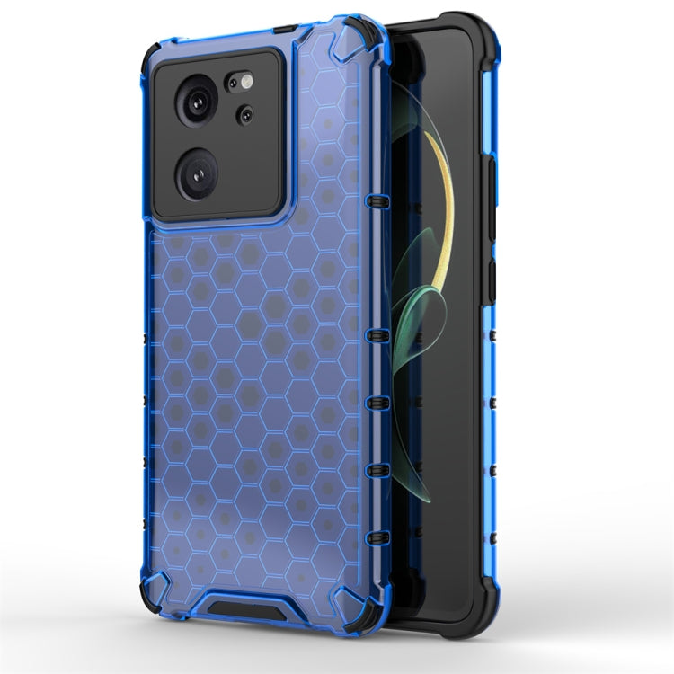 For Redmi K60 Ultra Shockproof Honeycomb Phone Case(Blue) - Redmi K60 Ultra Cases by PMC TechLife | Online Shopping South Africa | PMC TechLife | Buy Now Pay Later Mobicred