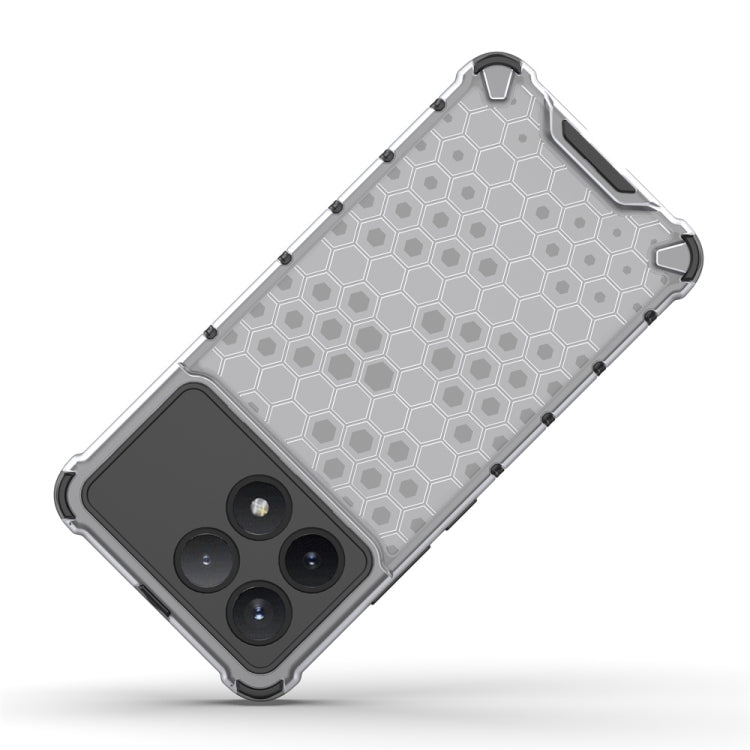 For Xiaomi Poco X6 Pro Shockproof Honeycomb Phone Case(Black) - Xiaomi Cases by PMC TechLife | Online Shopping South Africa | PMC TechLife | Buy Now Pay Later Mobicred