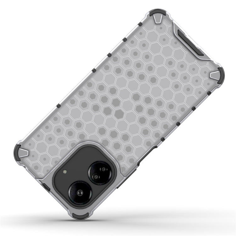 For  Redmi 13C 4G Shockproof Honeycomb Phone Case(Red) - Xiaomi Cases by PMC TechLife | Online Shopping South Africa | PMC TechLife | Buy Now Pay Later Mobicred