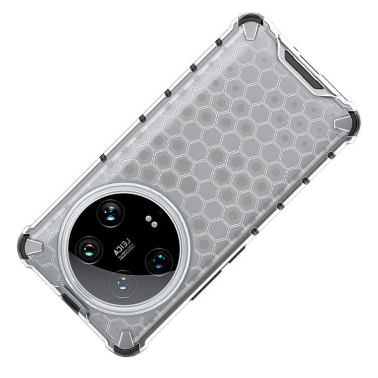 For Xiaomi 14 Ultra Shockproof Honeycomb Phone Case(White) - 14 Ultra Cases by PMC TechLife | Online Shopping South Africa | PMC TechLife | Buy Now Pay Later Mobicred