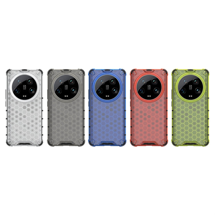 For Xiaomi 14 Ultra Shockproof Honeycomb Phone Case(White) - 14 Ultra Cases by PMC TechLife | Online Shopping South Africa | PMC TechLife | Buy Now Pay Later Mobicred