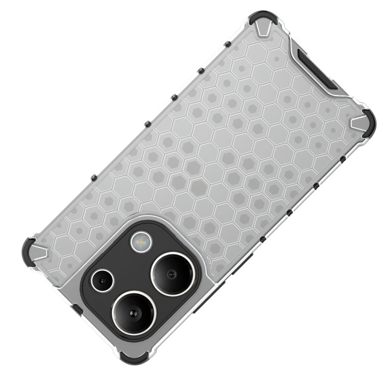 For Redmi Note 13 Pro 4G Shockproof Honeycomb Phone Case(Red) - Note 13 Pro Cases by PMC TechLife | Online Shopping South Africa | PMC TechLife | Buy Now Pay Later Mobicred