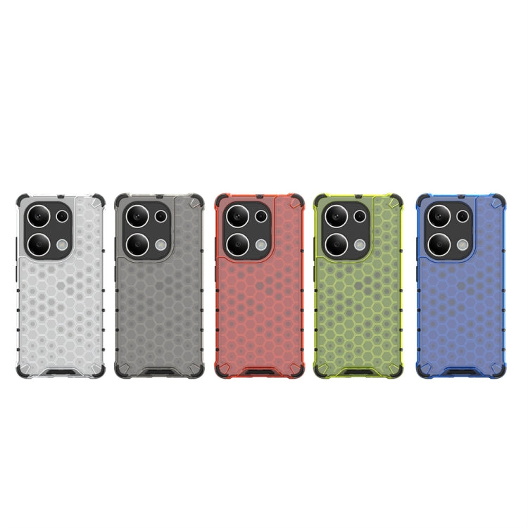 For Redmi Note 13 Pro 4G Shockproof Honeycomb Phone Case(Green) - Note 13 Pro Cases by PMC TechLife | Online Shopping South Africa | PMC TechLife | Buy Now Pay Later Mobicred