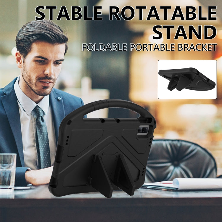 For Lenovo Tab M10 5G 2023 EVA Shockproof Tablet Case with Holder(Black) - free shipping - PMC TechLife - Order now!