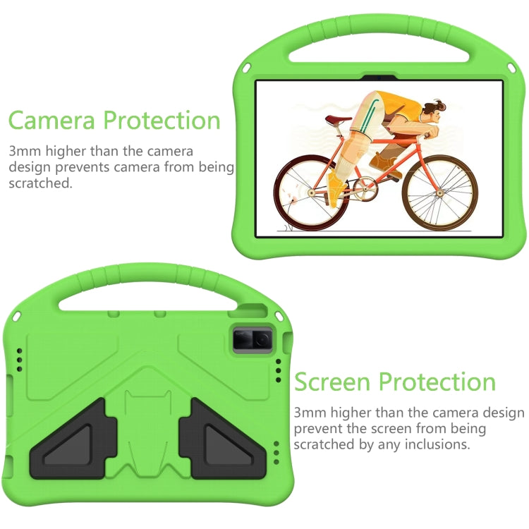 For Lenovo Tab M10 5G 2023 EVA Shockproof Tablet Case with Holder(Green) - free shipping - PMC TechLife - Order now!