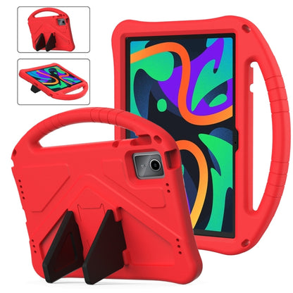 For Lenovo Tab M11 /Xiaoxin Pad 11 2024 EVA Shockproof Tablet Case with Holder(Red) - Lenovo by PMC Jewellery | Online Shopping South Africa | PMC Jewellery | Buy Now Pay Later Mobicred