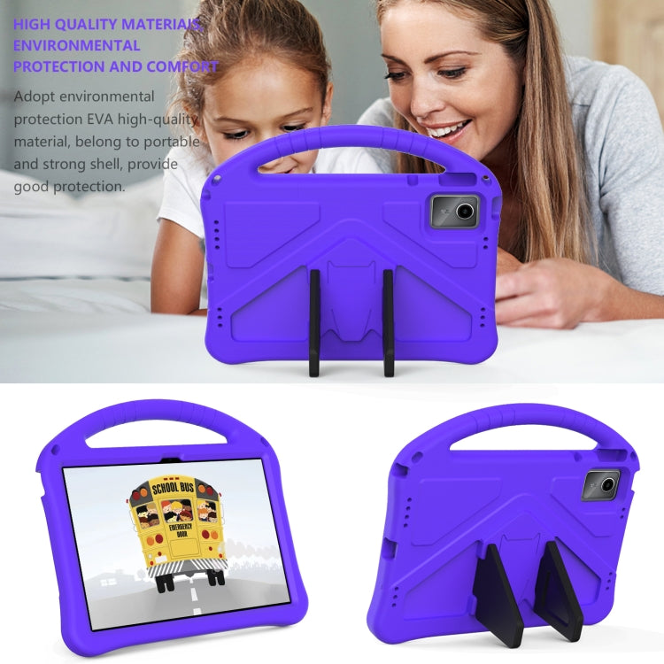 For Lenovo Tab M11 /Xiaoxin Pad 11 2024 EVA Shockproof Tablet Case with Holder(Purple) - Lenovo by PMC Jewellery | Online Shopping South Africa | PMC Jewellery | Buy Now Pay Later Mobicred