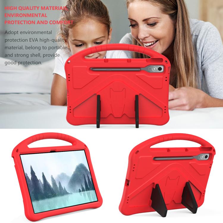 For Lenovo Xiaoxin Pad Pro 12.7 2025 EVA Shockproof Tablet Case with Holder(Red) - Lenovo by PMC TechLife | Online Shopping South Africa | PMC TechLife | Buy Now Pay Later Mobicred
