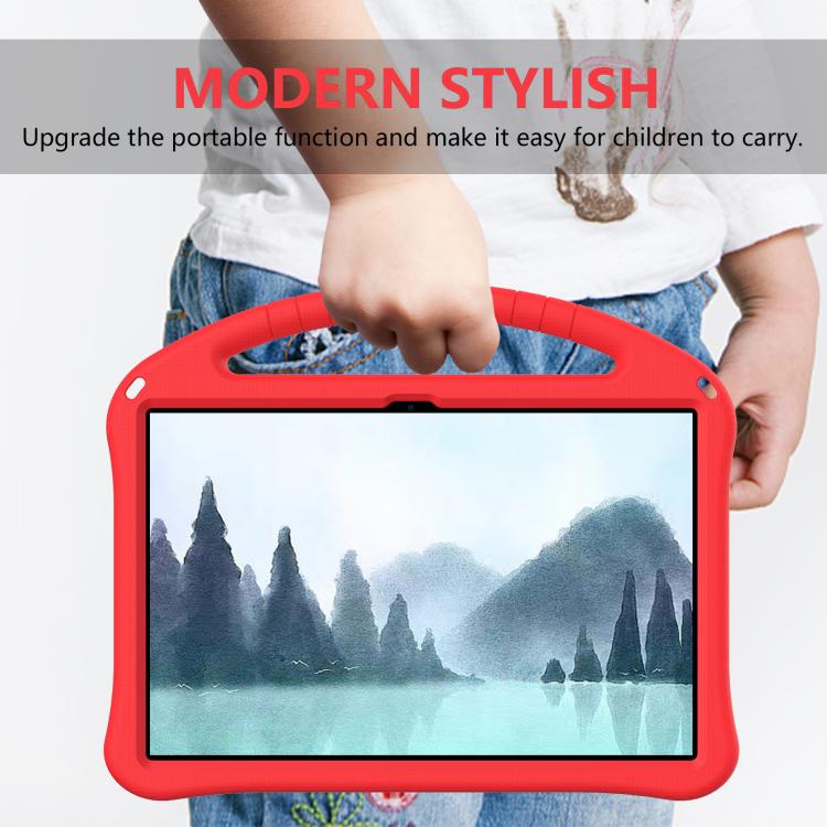For Lenovo Xiaoxin Pad Pro 12.7 2025 EVA Shockproof Tablet Case with Holder(Red) - Lenovo by PMC TechLife | Online Shopping South Africa | PMC TechLife | Buy Now Pay Later Mobicred