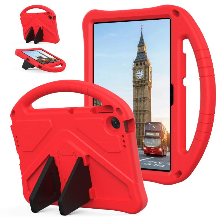 For Lenovo Tab TB-311 / WIFI 10.1 2025 EVA Shockproof Tablet Case with Holder(Red) - Lenovo by PMC TechLife | Online Shopping South Africa | PMC TechLife | Buy Now Pay Later Mobicred