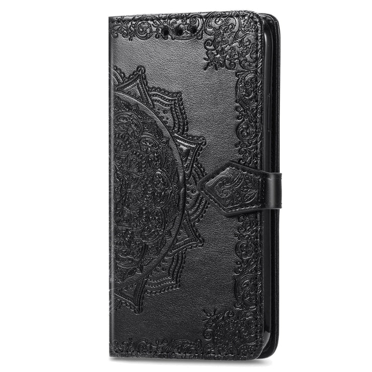 For Xiaomi Redmi K70 Pro Mandala Flower Embossed Leather Phone Case(Black) - K70 Pro Cases by PMC Jewellery | Online Shopping South Africa | PMC Jewellery | Buy Now Pay Later Mobicred