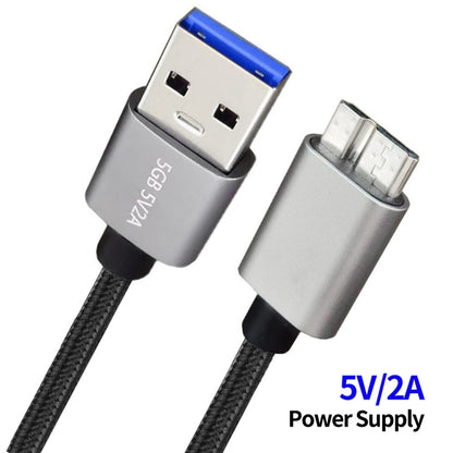 JUNSUNMAY USB 3.0 Male to Micro-B Cord Cable Compatible with Samsung Camera Hard Drive, Length:3m - USB Cable by JUNSUNMAY | Online Shopping South Africa | PMC Jewellery | Buy Now Pay Later Mobicred
