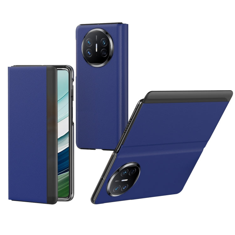 For Huawei Mate X5 Side Window All-inclusive Shockproof Phone Case(Blue) - Huawei Cases by PMC TechLife | Online Shopping South Africa | PMC TechLife | Buy Now Pay Later Mobicred