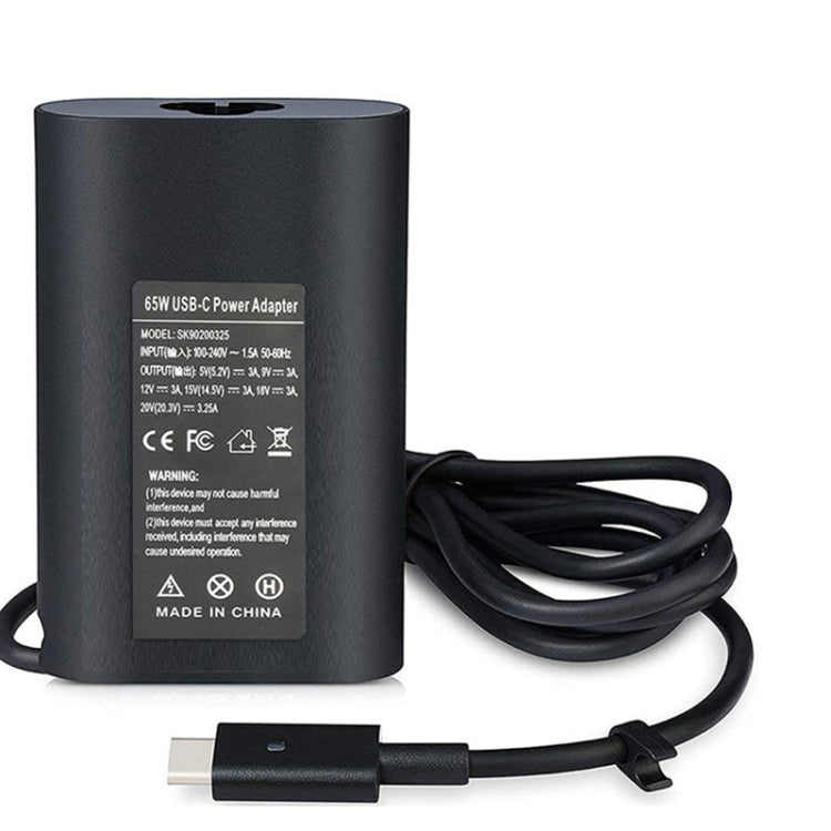 For Dell 5280 5480 5580 7390 7370 65W TYPE-C USB-C Thunderbolt 3 Power Adapter Charger(EU Plug) - For Dell by PMC TechLife | Online Shopping South Africa | PMC TechLife
