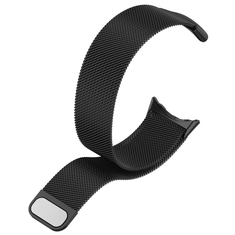 For Google Pixel Watch 2 Milan Magnetic Steel Mesh Watch Band(Black) - Watch Cases by PMC TechLife | Online Shopping South Africa | PMC TechLife | Buy Now Pay Later Mobicred