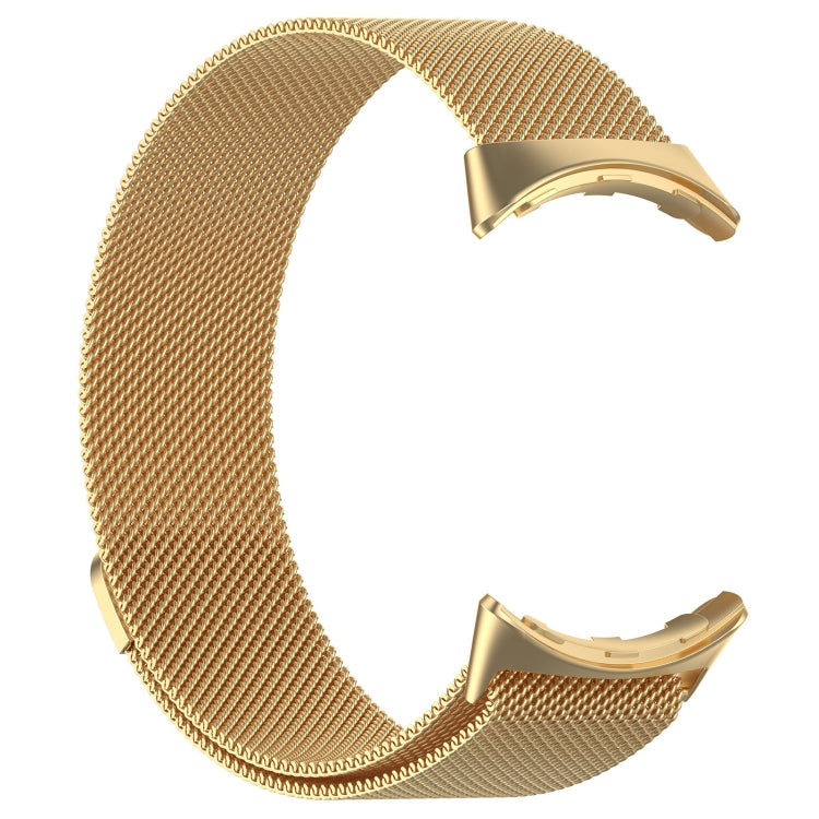 For Google Pixel Watch 2 Milan Magnetic Steel Mesh Watch Band(Gold) - Watch Cases by PMC TechLife | Online Shopping South Africa | PMC TechLife | Buy Now Pay Later Mobicred