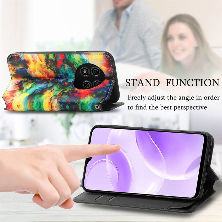 For Ulefone Note 15 CaseNeo Colorful Magnetic Leather Phone Case(Colorful Cloud) - Ulefone Cases by PMC Jewellery | Online Shopping South Africa | PMC Jewellery | Buy Now Pay Later Mobicred