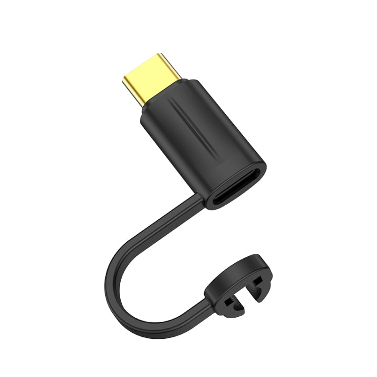 8 Pin to USB-C / Type-C 3.1 OTG Adapter(Black) - Converter & Adapter by PMC Jewellery | Online Shopping South Africa | PMC Jewellery | Buy Now Pay Later Mobicred