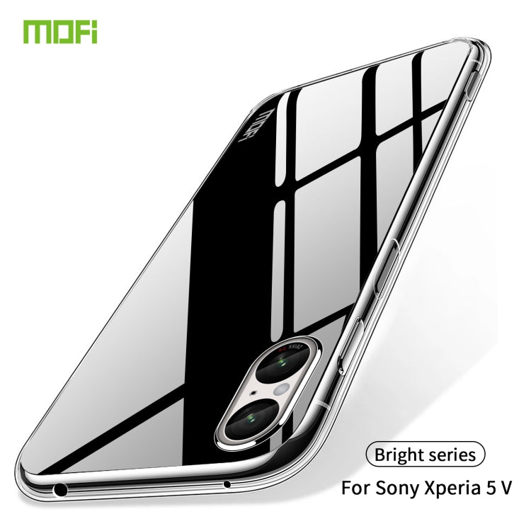 For Sony Xperia 5 V MOFI Ming Series Ultra-thin TPU Phone Case(Transparent) - Sony Cases by MOFI | Online Shopping South Africa | PMC Jewellery