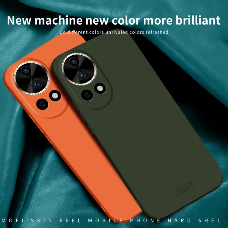 For Huawei nova 12 MOFI Qin Series Skin Feel All-inclusive PC Phone Case(Orange) - Huawei Cases by MOFI | Online Shopping South Africa | PMC TechLife | Buy Now Pay Later Mobicred