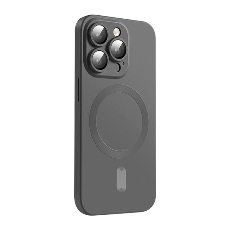 For iPhone 16 Pro ENKAY MagSafe Matte TPU Phone Case with Lens Film(Dark Grey) - free shipping - PMC TechLife - Order now!