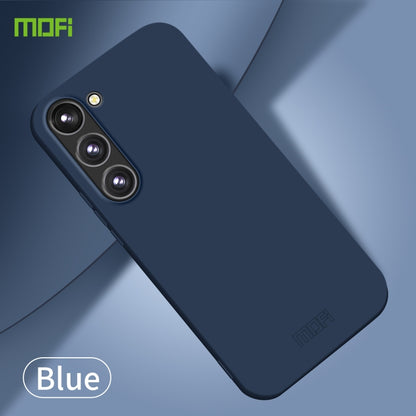 For Samsung Galaxy S23+ 5G MOFI Qin Series Skin Feel All-inclusive PC Phone Case(Blue) - Galaxy Phone Cases by MOFI | Online Shopping South Africa | PMC Jewellery