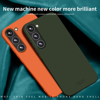 For Samsung Galaxy S23+ 5G MOFI Qin Series Skin Feel All-inclusive PC Phone Case(Orange) - Galaxy Phone Cases by MOFI | Online Shopping South Africa | PMC Jewellery