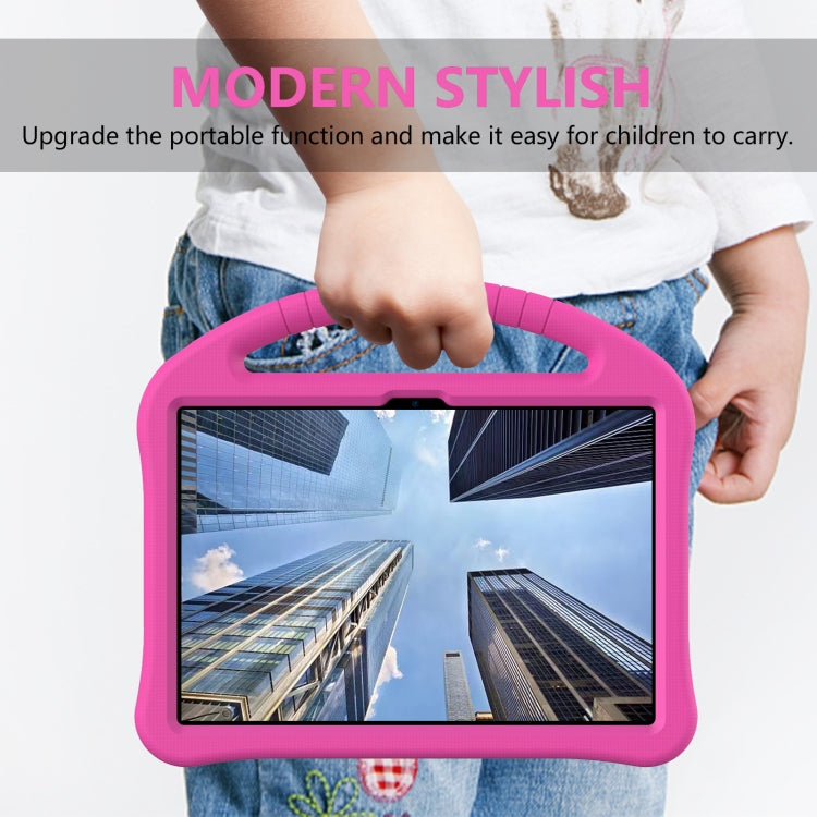 For Teclast P40HD 2022 / P40S 2023 EVA Shockproof Tablet Case with Holder(Rose Red) - Teclast by PMC TechLife | Online Shopping South Africa | PMC TechLife | Buy Now Pay Later Mobicred