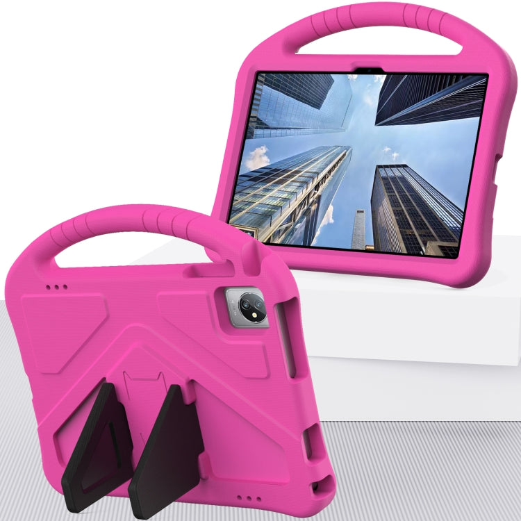 For Teclast P40HD 2022 / P40S 2023 EVA Shockproof Tablet Case with Holder(Rose Red) - Teclast by PMC TechLife | Online Shopping South Africa | PMC TechLife | Buy Now Pay Later Mobicred