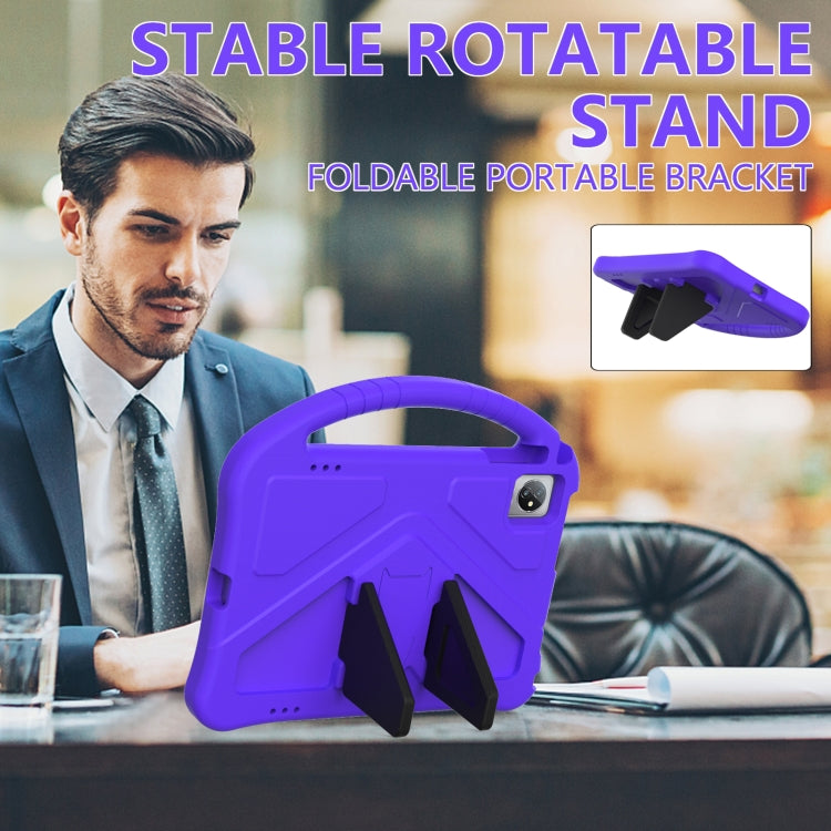 For Blackview Tab 8 WiFi 10.1 2023 EVA Shockproof Tablet Case with Holder(Purple) - Others by PMC TechLife | Online Shopping South Africa | PMC TechLife