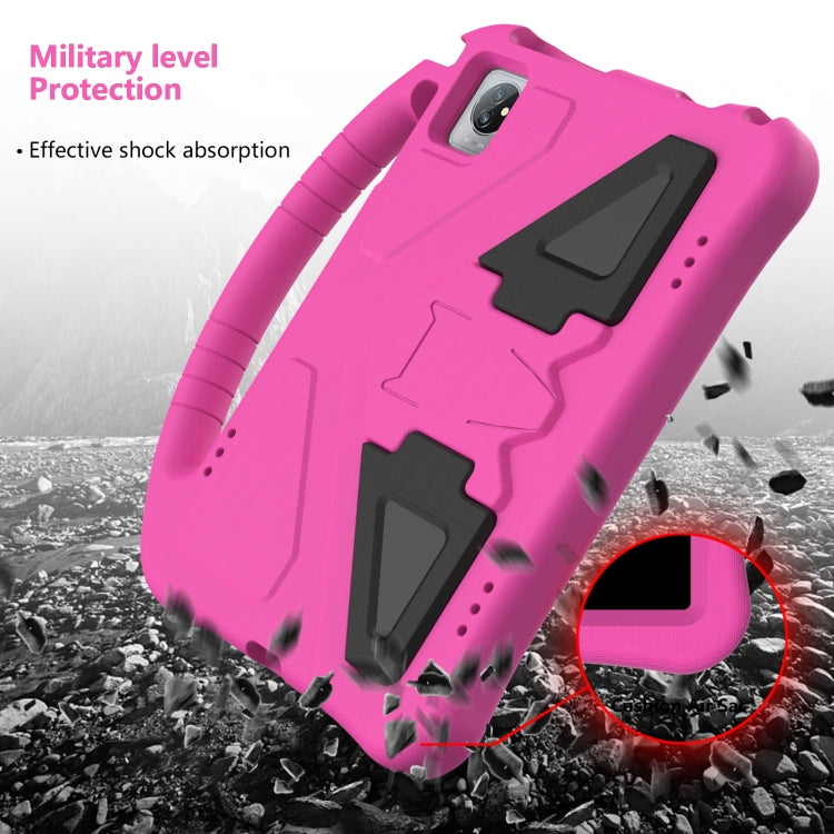 For Blackview Tab 8 2020 EVA Shockproof Tablet Case with Holder(Rose Red) - Others by PMC TechLife | Online Shopping South Africa | PMC TechLife