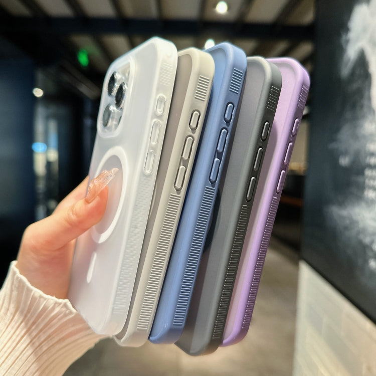 For iPhone 16 Plus Transparent TPU Hybrid PC Magsafe Phone Case(Grey) - free shipping - PMC TechLife - Order now!