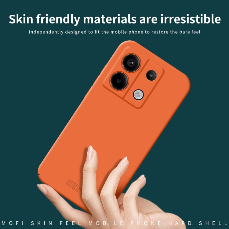 For Xiaomi Redmi Note 13 MOFI Qin Series Skin Feel All-inclusive PC Phone Case(Black) - Note 13 Cases by MOFI | Online Shopping South Africa | PMC Jewellery