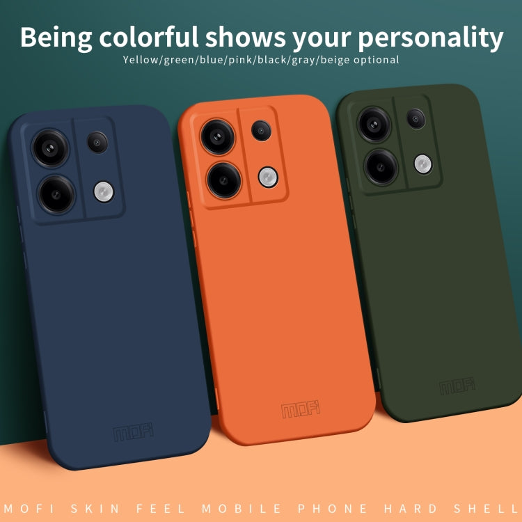 For Xiaomi Redmi Note 13 5G MOFI Qin Series Skin Feel All-inclusive PC Phone Case(Gray) - Xiaomi Cases by MOFI | Online Shopping South Africa | PMC TechLife | Buy Now Pay Later Mobicred