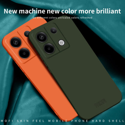 For Xiaomi Redmi Note 13 MOFI Qin Series Skin Feel All-inclusive PC Phone Case(Orange) - Note 13 Cases by MOFI | Online Shopping South Africa | PMC Jewellery