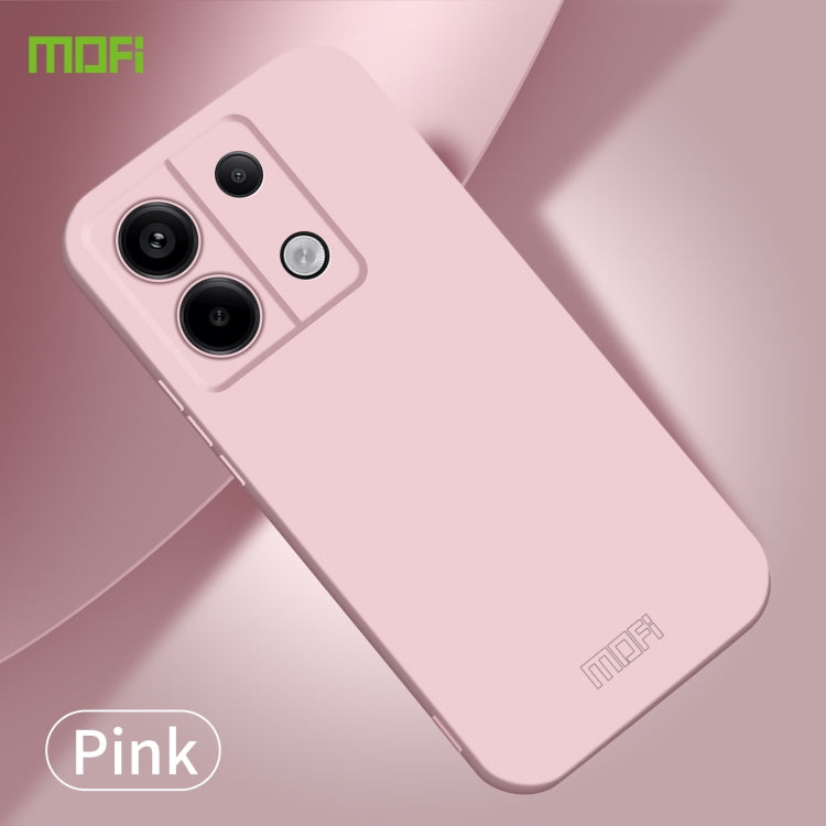 For Xiaomi Redmi Note 13 MOFI Qin Series Skin Feel All-inclusive PC Phone Case(Pink) - Note 13 Cases by MOFI | Online Shopping South Africa | PMC Jewellery