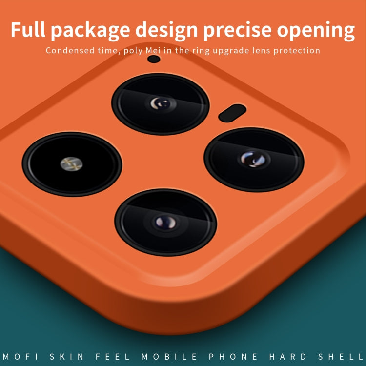 For Xiaomi 14 MOFI Qin Series Skin Feel All-inclusive PC Phone Case(Blue) - 14 Cases by MOFI | Online Shopping South Africa | PMC TechLife