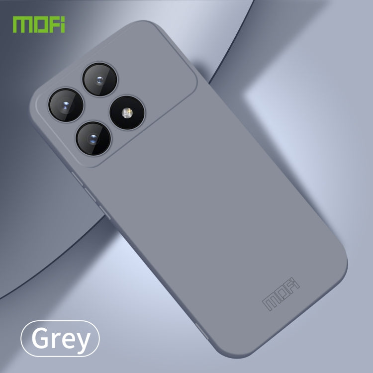 For Xiaomi Redmi K70E MOFI Qin Series Skin Feel All-inclusive PC Phone Case(Gray) - K70E Cases by MOFI | Online Shopping South Africa | PMC Jewellery