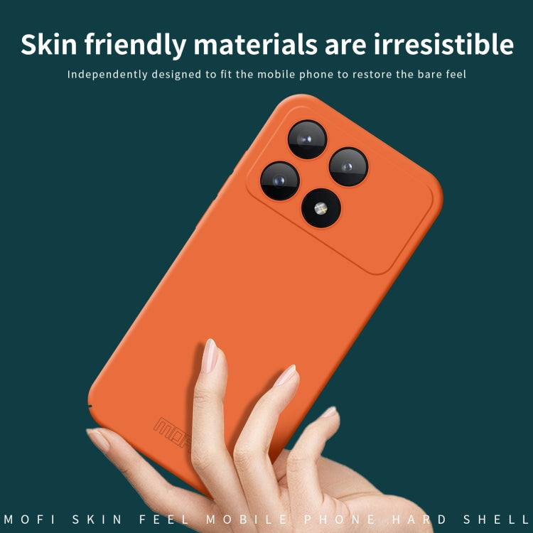 For Xiaomi Redmi K70E MOFI Qin Series Skin Feel All-inclusive PC Phone Case(Gray) - K70E Cases by MOFI | Online Shopping South Africa | PMC Jewellery