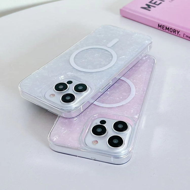 For iPhone 14 Pro Shell Texture MagSafe TPU Phone Case(Dazzling) - iPhone 14 Pro Cases by PMC TechLife | Online Shopping South Africa | PMC TechLife