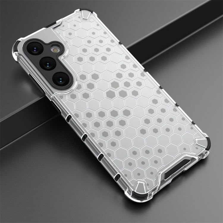 For Samsung Galaxy S24+ 5G Shockproof Honeycomb Phone Case(White) - Galaxy S24+ 5G Cases by PMC Jewellery | Online Shopping South Africa | PMC Jewellery