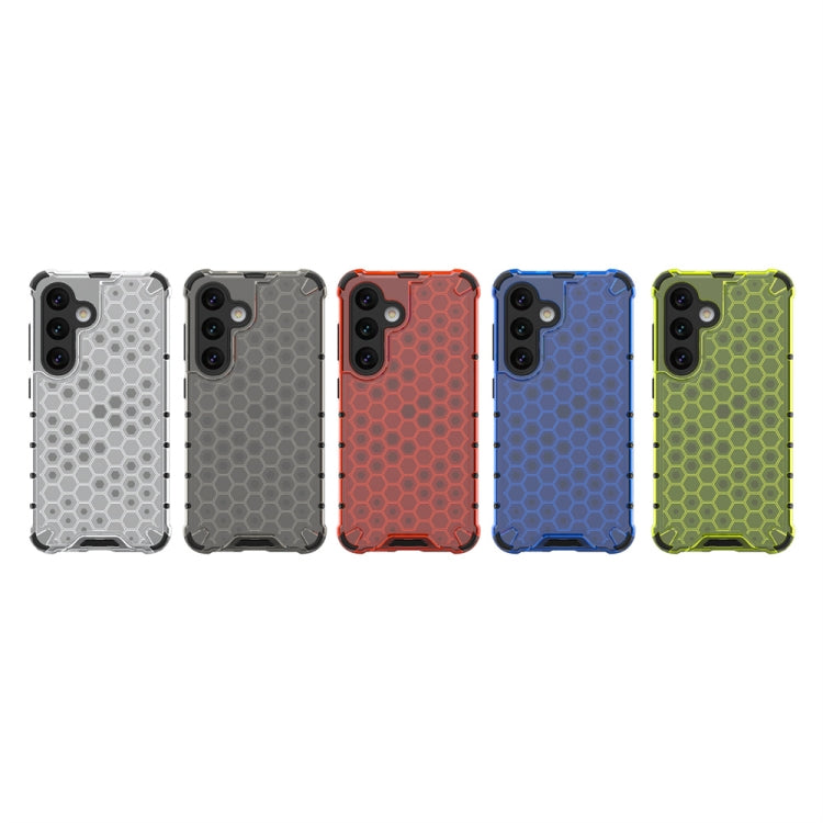 For Samsung Galaxy S24 5G Shockproof Honeycomb Phone Case(White) - Galaxy S24 5G Cases by PMC TechLife | Online Shopping South Africa | PMC TechLife