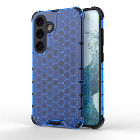 For Samsung Galaxy S24 5G Shockproof Honeycomb Phone Case(Blue) - Galaxy S24 5G Cases by PMC Jewellery | Online Shopping South Africa | PMC Jewellery