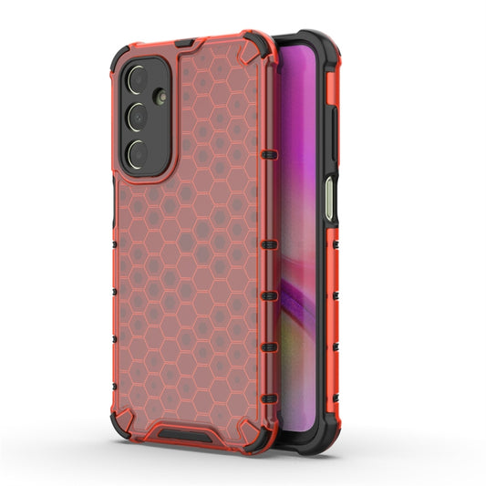 For Samsung Galaxy A25 5G Shockproof Honeycomb Phone Case(Red) - Galaxy Phone Cases by PMC Jewellery | Online Shopping South Africa | PMC Jewellery