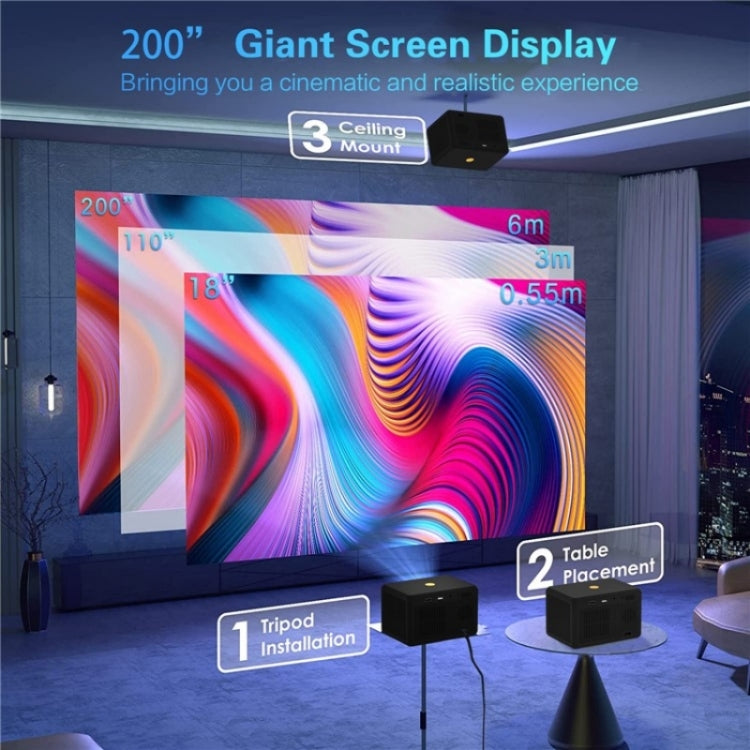 Y7 Portable HD Projector Media Player(EU Plug) - LED Projector by PMC TechLife | Online Shopping South Africa | PMC TechLife | Buy Now Pay Later Mobicred
