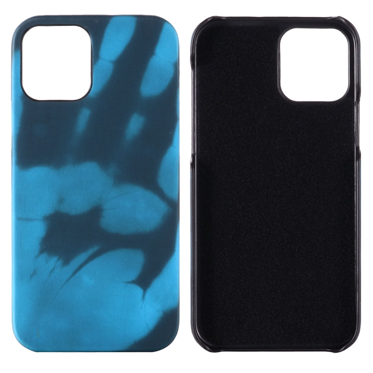 For iPhone 15 Pro Max Thermal Sensor Discoloration Silicone Phone Case(Black Blue) - iPhone 15 Pro Max Cases by PMC TechLife | Online Shopping South Africa | PMC TechLife | Buy Now Pay Later Mobicred